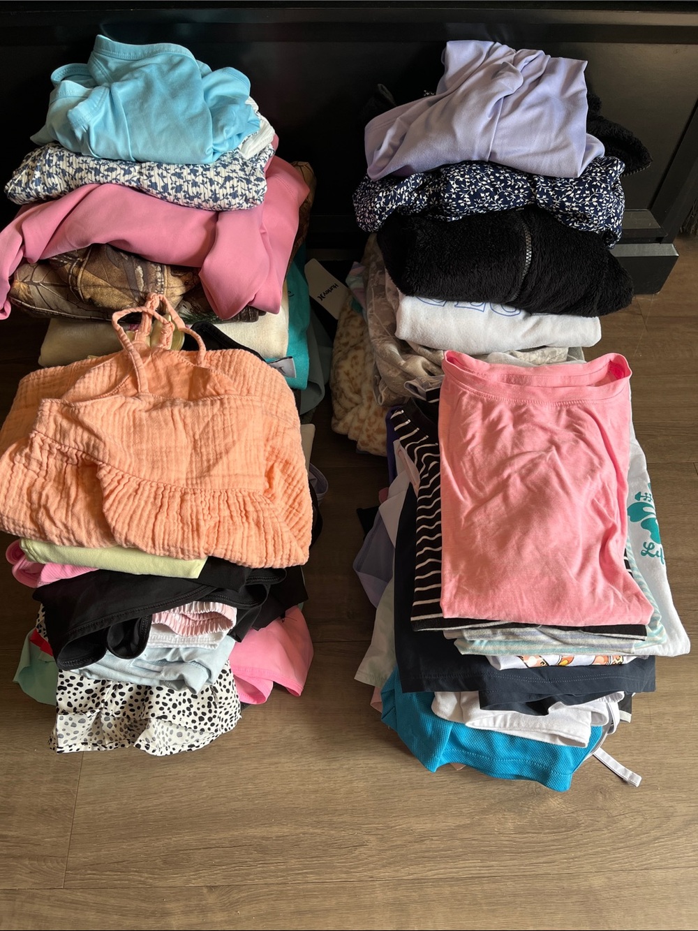 Kids Tops Bundle - Pink, Peach, Light Blue, Lavender